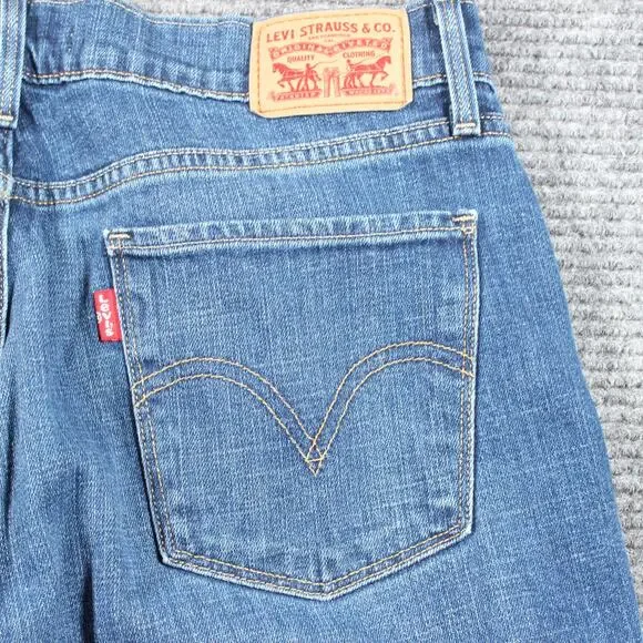 Levi’s 515 Bootcut Jeans Women’s 8S W29 L30 Medium Wash Stretch Denim - Picture 9 of 10